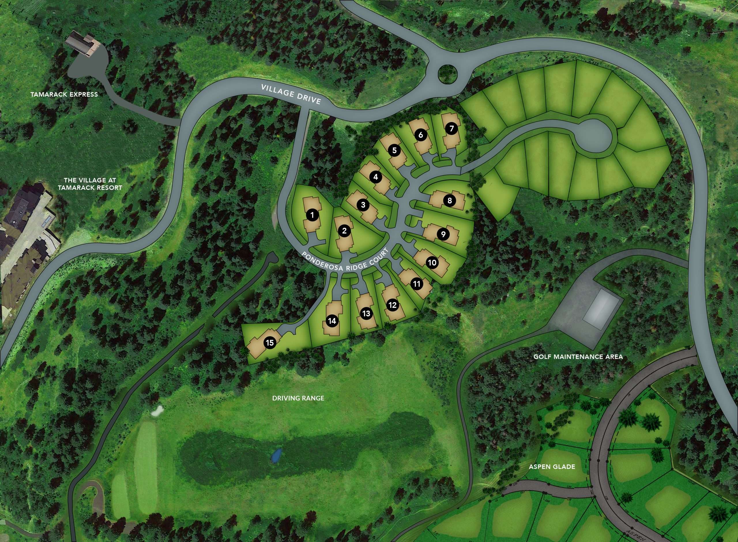 Pondarosa Map